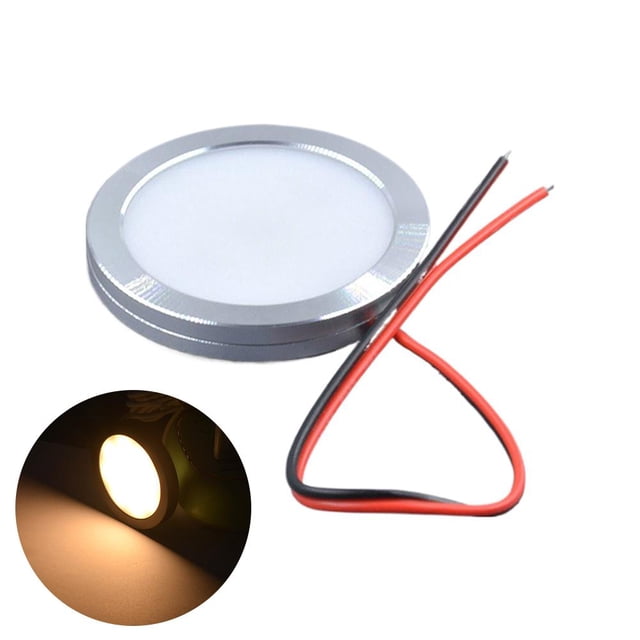 Lumière de Porche LED Ronde pour VR 12V Lumière Effaroucheuse Extérieure Étanche Éclairage U1T4