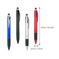 thumbnail image 4 of HLONK 4 Pcs Stylos à Bille Multifonctions avec Stylet Stylos de Réunion Stylo à Bille Stylo Noir Stylos d'Écriture Stylés, 4 of 6