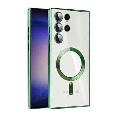 Supershield Samsung Galaxy S23 Ultra Case MagSafe Collection Hybrid Bumper Protective Phone Cover Slim Design, Matte Finish - Green