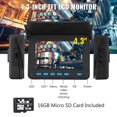 thumbnail image 3 of VEVOR Sewer Camera 164FT Cable Pipeline Inspection Camera 4.3 Inch TFT LCD Monitor Pipe Camera Screen Waterproof IP68 Duct Inspection Camera with 6PCS LEDs 8500MAH Lithium Battery, DVR Function, 50M, 3 of 9