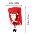 thumbnail image 3 of Outoloxit Christmas Chair Cover, Cloth Holiday Seat Cover for Dining Room Party Home Decor, Easy to Install, 3 of 8