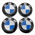 thumbnail image 2 of 4Pcs New Emblems Replacement for BMW 68mm Wheel Center Caps ,82mm Hood Emblem and 74mm Trunk Emblem, 2 of 4