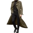 thumbnail image 2 of Qertyioot Hauts pour Hommes Mode Veste Décontractée Extérieur Manches Longues Manteau Chaud, 2 of 5