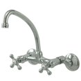 thumbnail image 1 of Kingston Brass KS214C 4 Pouces -8 Pouces Robinet de Cuisine Central Réglable - Chrome Poli, 1 of 1