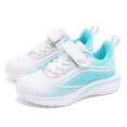 thumbnail image 2 of PMVFHDE Liquidation Espadrilles Décontractées pour Fille Espadrilles de Mode pour Enfants en Maille à Lacets Espadrilles Assorties Décontractées Confortables Chaussures de Course Blanches,4, 2 of 8