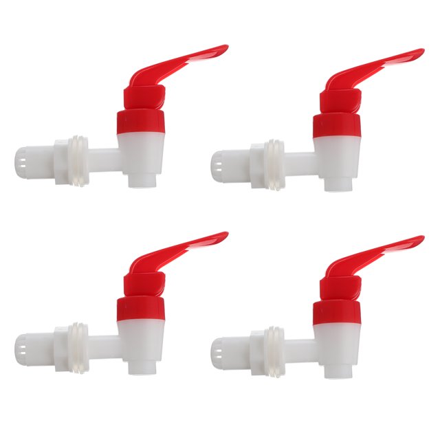 4 Pcs Robinet de Remplacement Sans Fuite Robinet en Plastique pour Baril à Vin Robinet en Plastique