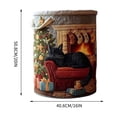 thumbnail image 3 of Dvkptbk quilted basket Embroidered Laundry Basket Storage Bucket/Bachelor, 3 of 7