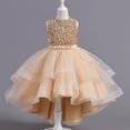 thumbnail image 4 of Kcodviy Robe de Demoiselle d'Honneur pour Fille Adolescente Élégante en Dentelle Baptême Chat Robe pour Enfants Robe de Mariage Robes de Fête, 4 of 4
