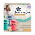 thumbnail image 2 of Tommee Tippee Closer to Nature Biberons pour Bébé, Tétines Imitant le Sein avec Valve Anti-Colique, 4x9oz Biberons, 2 of 5
