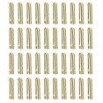 thumbnail image 1 of Unique Bargains 40Pack 4x20mm Metal Shoelace Tips Open Mouth Shoelace Repair Cords End Tips Gold, 1 of 6