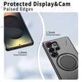 thumbnail image 4 of [PST] Samsung Galaxy S26 Ultra Ring Case, Slim Hybrid Magnetic Case with Rotating Ring Kickstand (MagSafe Compatible), 4 of 5
