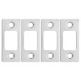 thumbnail image 1 of Miangastore Door Backplates Silver 4Pcs 2.24X0.67X0.04In Home Security, 1 of 9