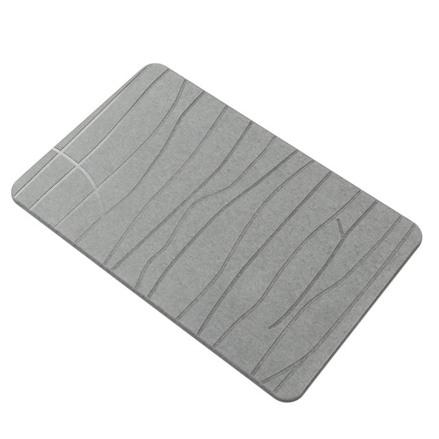 Bath Mat Rug, Quick Drying Bath Mats Diatomaceous Earth Bath Mat Super Absorbent Living Room Floor Mat Nonslip Bottom Easy To Clean Bathroom Rugs Simple Kitchen Doormat