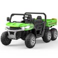 thumbnail image 2 of Ourlova 24V Remote Control Electric Ride-On Dump Truck for Kids, 4WD, 6 Wheels Power, 2 of 9