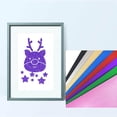 thumbnail image 3 of WHEANG Home Decor Permanent Self-Adhesive Vinyl Pack Mixed Colorful Holographic Craft Vinyl Plotters One Size Blue, 3 of 9