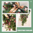 thumbnail image 3 of Christmas Staircase Bowknot Pendant Teardrop Swag Stair Railing Decorative Swag, 3 of 9