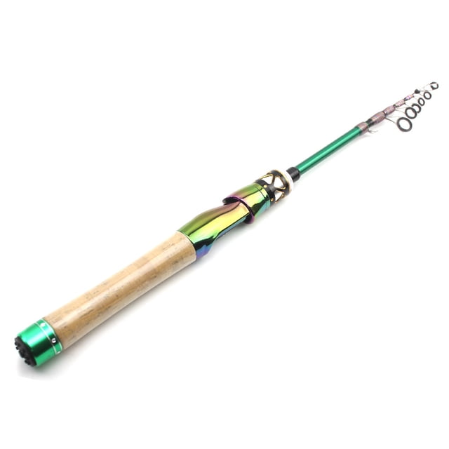 Telescopic Fishing Rod 6 Sections Spinning Rod/ Casting Rod UL Ton Slow Speed With Smooth Ceramic Guide Ring For Outdoor Fishing Carbon Hand Rod 5.5/ 5.9/ 6.5ft