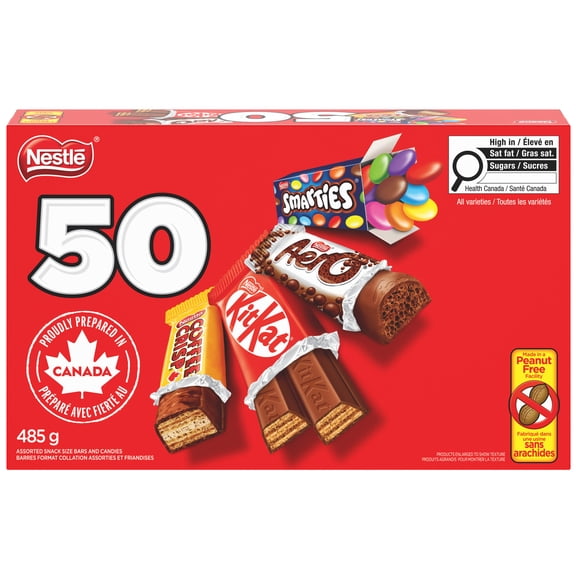 Nestle KITKAT, AERO, SMARTIES & COFFEE CRISP Mini Bars & Candies