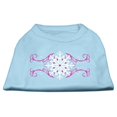 thumbnail image 1 of Chemises Sérigraphiées Tourbillons de Flocon de Neige Rose Bébé Bleu XS (8), 1 of 1