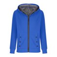thumbnail image 4 of Timegard Quarter Zip Pullover Women Stand Collar Drop Shoulder Sweatshirts Fall Winter Solid Color Tops, 4 of 6