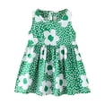 thumbnail image 3 of Robes d'Été pour Tout-Petites Fille Robe Chic Robes Trapèze pour Fille Robe Sans Manches à Fleurs Robe de Mariage pour Filles, 3 of 3