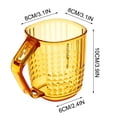 thumbnail image 3 of Birdeem High-Grade Transparent Toothbrush Cup, Imitation Crystal Mouthwash Cup, Elegant Design, Easy To Clean, Versatile for Home & Student Use, Perfect Gift, 3 of 6