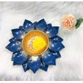 thumbnail image 4 of Small Lotus Urli Style Bowl in Blue, 4 of 4