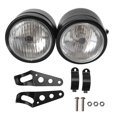 thumbnail image 2 of Double Phare, Moto Universelle 8.5 Po Fer Double Phare Moto Twinlamp Design Révolutionnaire, 2 of 12