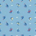 thumbnail image 5 of FlapJackKids - Patterned Sun Hat - Sailboat/Sub -XS (0-6M), 5 of 5