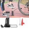 thumbnail image 2 of Aluminum Alloy Bicycle Pump, Silver Convenient To Carry Bike Foot Pump, Bike For Air Valve, 2 of 8