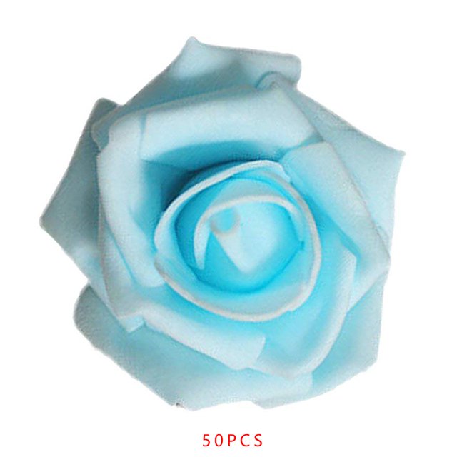50pcs Artificial Bionic Flowers PE Foam Fake Lifelike foam roses Roses Wedding Egagement Decorations