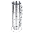 thumbnail image 4 of Cups Set, Delaman Stainless Steel Cups Water Beer Coffee Drinking Cup with Grip Handle 6PCS, 4 of 8