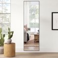 thumbnail image 2 of NeuType Full Length Floor Mirror Rectangular Black 51"x16", 2 of 8