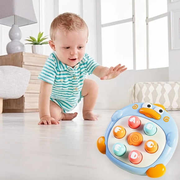 TopLLC Jouets de Piscine, Jouet pour Bébé, Jouets pour Tout-Petits Jouet Interactif à Thème Canards pour Tout-Petits Améliore la Coordination Oeil-Main avec Boutons Doux Intérêt Soulagement du Stress Jouet Éducatif pour Enfants Ensemble de Jeu Interactif