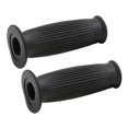 thumbnail image 4 of Pair Universal Motorcycle HandleBar Hand Grip Retro Handlebar Black Sleeves 25mm Motorcycle 22 24MM, 4 of 9