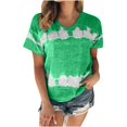 thumbnail image 2 of Wolfast T-Shirts pour Femmes Mode Femmes Mode T-Shirt Imprimé Manches Courtes Blouse Col Rond Hauts Décontractés Manches Courtes Blouses pour Femmes, 2 of 9