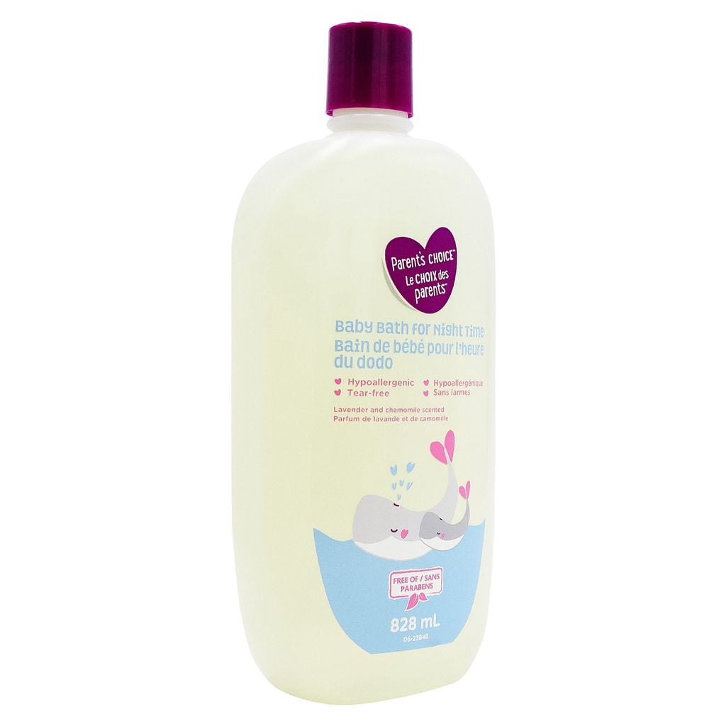 Parents Choice Bain de bebe pour l'heure du dodo, 828ml