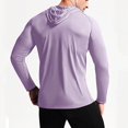 thumbnail image 4 of Gym Shirts for Men Long Sleeve UPF 50+ Sun Shirts Compression Fit Fishing Shirt Raglan Quick Drying Workout Hoodies, 4 of 5