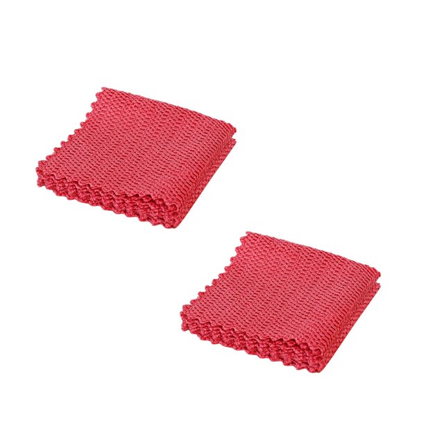 Oleegame 2PC Trashcans For Bedroom Kitchen Tool Tableware Dish Towel Nonstick Oil Fast Dish Cloths Cleaning Cloth Wiping Rag Dish Rags Super Absorbent Coral Dish Towel
