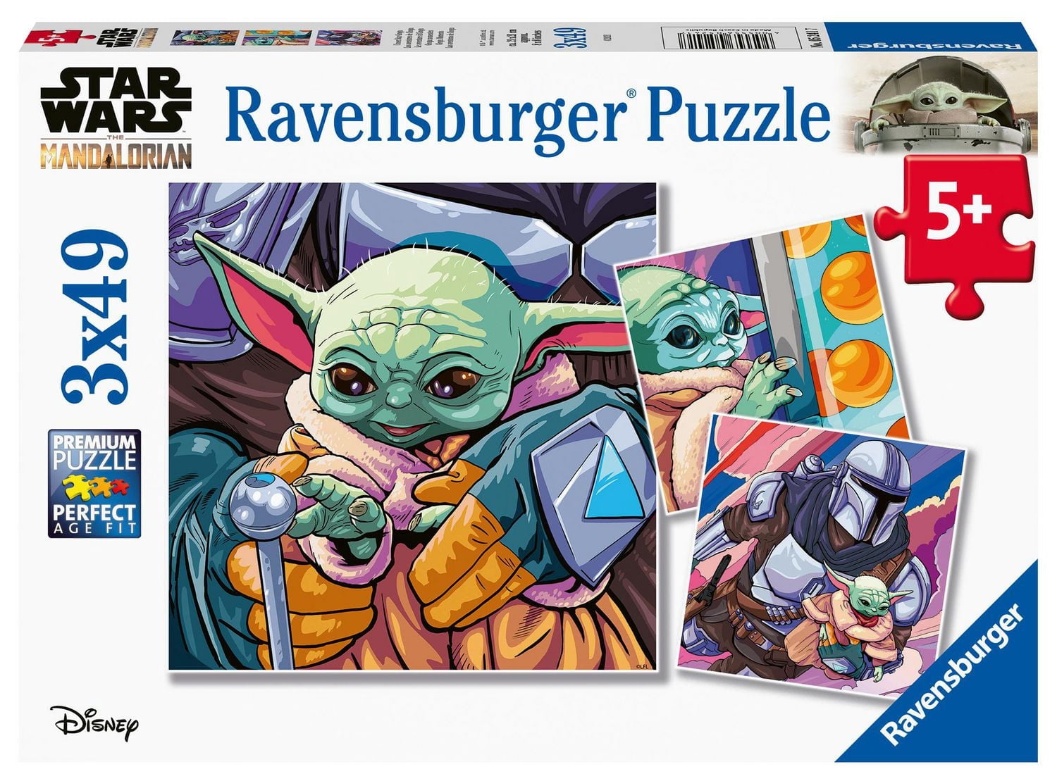 Ravensburger - The Mandalorian: Grogu Moments puzzle 3x49pc