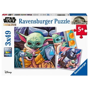 Ravensburger - Le puzzle Mandalorian: Grogu Moments 3x49pc