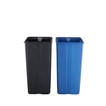 thumbnail image 2 of Step N’ Sort 60L Dual Trash & Recycling Bin – 2 x 30L Kitchen Garbage Can, Hands-Free Step Pedal, Soft-Close Lid, Fingerprint-Resistant Stainless Steel, 2 of 9