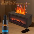 thumbnail image 4 of Fireplace Essential Oil Diffuser,180ml Wood Grain Ultrasonic Humidifier, 7 - Color LED Mood Light, Auto Shut - Off & Quiet Aromatherapy Diffuser for Home, Bedroom, Office, 4 of 7
