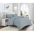 thumbnail image 1 of Swift Home Dot Clip Textured Duvet Cover Set, Soft All Season Bedding with Zipper Closure, Twin, Blue, 1 of 3