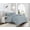 Blue, variant on Swift Home Dot Clip Textured Duvet Cover Set, Soft All Season Bedding with Zipper Closure, King, Light Gray