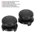 thumbnail image 3 of 2Pcs Thumbstick Joystick Cover Controller Grip, Soft Silicone Key Cap for  with Cool Texture Design Comfortable ABS Material 4 Colors, 3 of 7