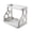 Grey, variant on tumgatte Multi-purpose Kitchen ShelfDouble Plastic Floor Kitchen Spice RackRemovable Hole Knife Storage Shelf Clearance