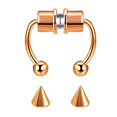 thumbnail image 1 of Stainless Steel Nose Ring - Stylish Design, Easy to Install, Durable, Versatile for Daily Wear, Matching Clothes & Wigs, Summer Jewelry, 1 of 2