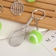 thumbnail image 3 of Tennis - Themed Alloy Keychain - Sports Souvenir, 3 of 5