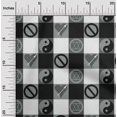 thumbnail image 2 of oneOone Polyester Spandex Black Fabric Craft Projects Decor Fabric Printed By The Yard 56 Inch Wide, 2 of 5